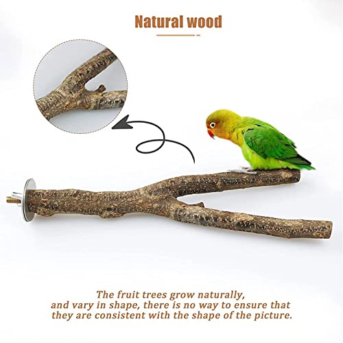  JYDQM 3Pcs/Set Bird Toy T-Shaped Wooden Bird Perches Parrot Stand Playstand Play Toys For Budgie