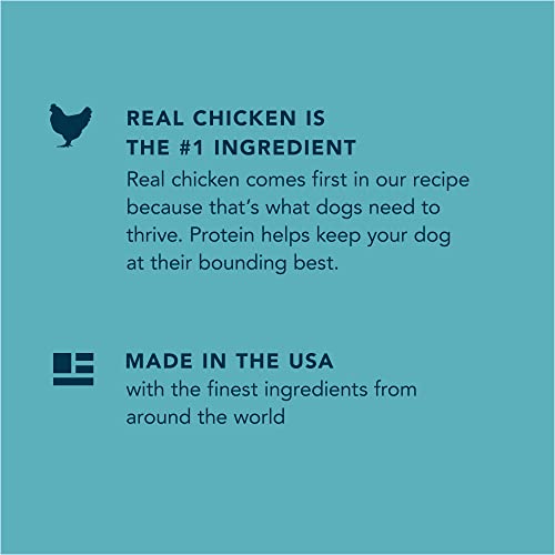  Amazon Brand – Wag Dry Dog Food, Chicken And Brown Rice 5 Lb Bag (Packaging May Vary)
