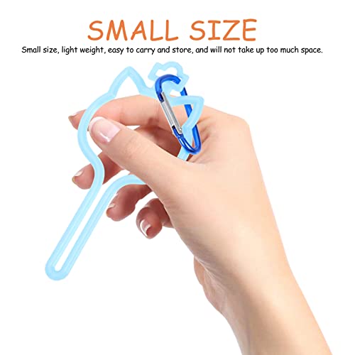 Ipetboom Dog Bag Holder Dog Poop Bag Holder Fasteners 8pcs Waste Bag Carrier Dog Poop Bag Holder With Touch Fasteners Attachment Hands- Free Holder For Dog Leashes Sky- Blue Hands Free Leash