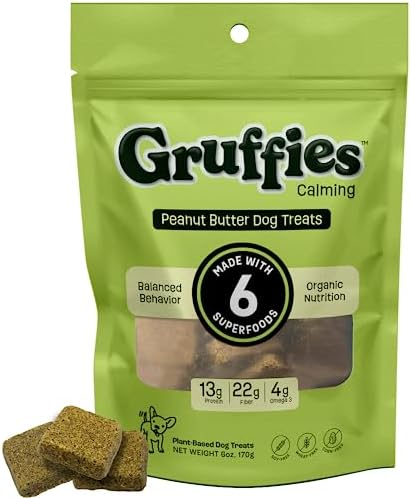  Gruffies Dog Treats - Nutrient-Rich, Guilt-Free Training Treats, Made In The USA, Enriched With Super Foods, Omega 3, Fiber, Protein, Soy-Free, Wheat-Free, Corn-Free Bundle Of 4 (170g Each)