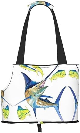  Mqgmz Golden Pineapple Background Print Pet Carrier Tote Bag With Pocket Safety - Amazing Design