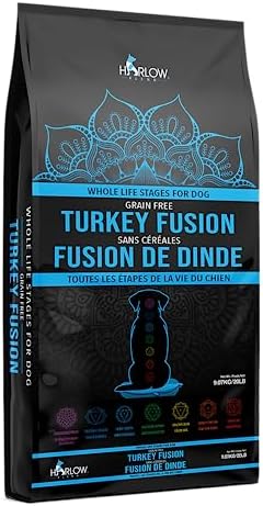  Harlow Blend Healthy Pet All Life Stages Dog Formula, Grain, And GMO Free - 7 Lb Fish Fusion, Other Available Formulas (Lamb & Rice, Chicken, Rice & Vegetable, Fish Fusion)