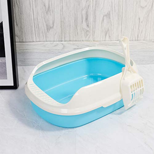  Lovhop Pet Dog Toilet Cat Litter Box Cat Dog Tray Teddy Anti-Splash Toilette With Cat Litter Shovel Puppy Cat Indoor Home Sandbox