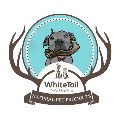  WhiteTail Naturals | Deer Antlers For Large Dogs (2 Pack- Jumbo XXL) All Natural Antler Dog Chew | Naturally Shed, Long Lasting Chew Bone, Made In USA