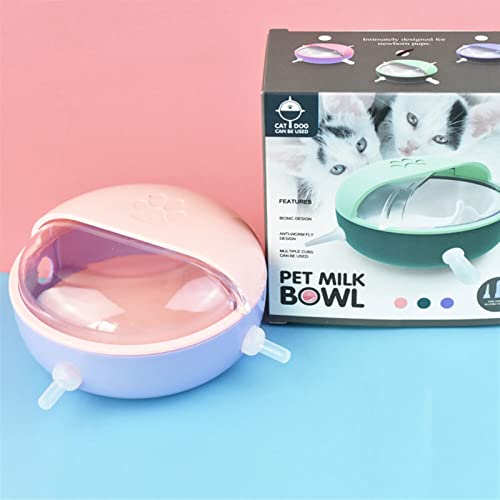  AYENCI Cat Automatic Water, Feeder Pet Dog Bottle Kittens Puppies Device With Silicone (Color : Purple)