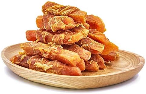  Jungle Calling Dog Treats, Skinless Chicken Wrapped Sweet Potato, Gluten And Grain Free, Chewy Dog Bites For Balanced Nutrition, 10.6 Oz