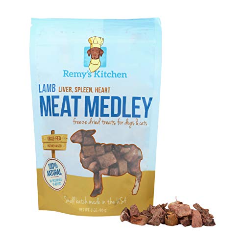  Remy's Kitchen Lamb Meat Medley Freeze-Dried Treats For Dogs And Cats