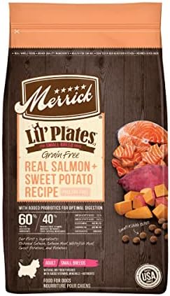  Merrick Lil Plates Grain Free Small Breed Recipe, 4-Pound, Chicken