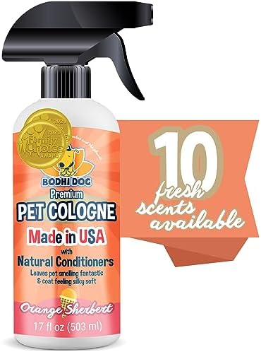  Bodhi Dog Natural Pet Cologne | Premium Scented Perfume Body Spray For Dogs And Cats | Clean And Fresh Scent | Natural Conditioning Qualities | Made In USA (Baby Powder, 4 Fl Oz)