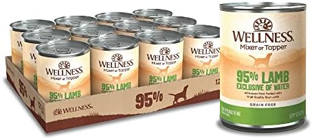  Wellness 95% Chicken Natural Wet Grain Free Canned Dog Food, 13.2-Ounce Can (Pack Of 12)