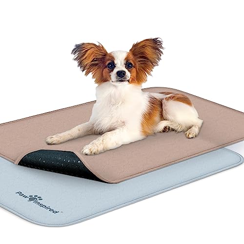  Paw Inspired Washable Pee Pads For Dogs: Crate Series | For Use With 30" Kennels | Reusable, Waterproof Pet Pads For Puppy Training, Whelping, Senior Dogs With Incontinence, And More (29x18, (2 Pack))