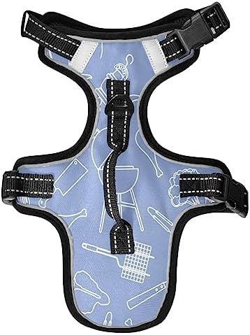  No Pull Dog Harness For Small Dogs Adjustable Pet Vest Harness With Leash Reflective Front Clip Vest With Handle Easy Control For Small Medium Large Dogs Cats Outdoor Walking Grill Barbecue Tools Food