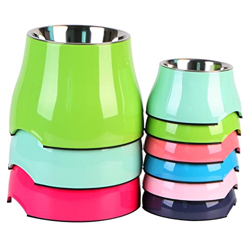  AYENCI Cat Automatic Water, Dog Feeder Dog Cat Drinking Bowl Pet Food Bowl Water Bottle (Color : White, Size : 19x12.5cm)