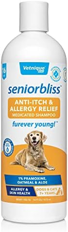  Vetnique Labs Seniorbliss Aging Dog (7+) Senior Dog Vitamins And Supplements, Supports Heart, Allergy, Arthritis, Skin And Coat - Furever Young (Probiotic Chew, 30ct)