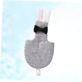  POPETPOP 3pcs Pet Clothes Parakeet Pet Harness Bird Diaper Cockatiel Pigeon Diaper Bird Fight Suit For Cockatiel Bird Pant Pet Pilot Clothing Lining Suite Set Small Dark Grey Fighting Bird