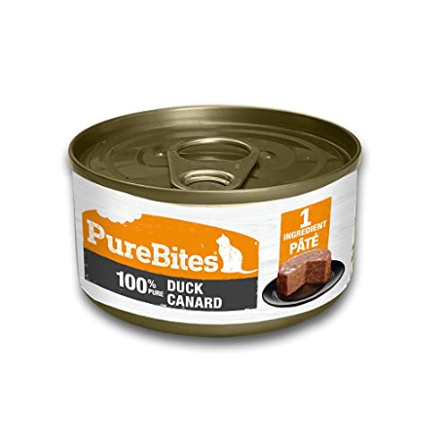  Pure Treats 789125 2.5 Oz Pure Bites 100 Percent Duck Cat Pate - Pack Of 12