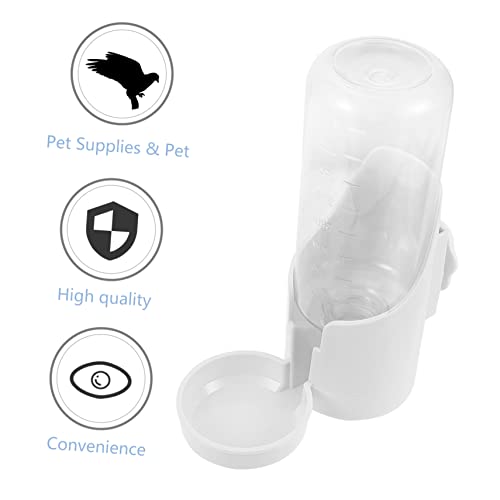  GANAZONO Parrot Drinking Fountain Bird Cage Accessories Clear Dispenser Bird Water Pet Water Bottle Pet Automatic Water Dispenser Puppy Nipple Feeder Bird Cage Water Feeder Bird Feeder Food