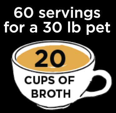 Nature's Diet Pet Original Bone Broth Protein Powder With Functional Benefits For Hip And Joint, Digestion, Skin And Coat (Hip & Joint, 6 Oz = 60 Servings)