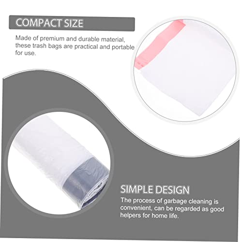  POPETPOP 15 Rolls Cat Litter Bag Portable Trash Can Food Waste Bags Trash Bag For Car Wastebasket Bags Wastebasket Bin Liners Large Trash Bags Thickened Garbage Bags Kitchen Supplies Lining