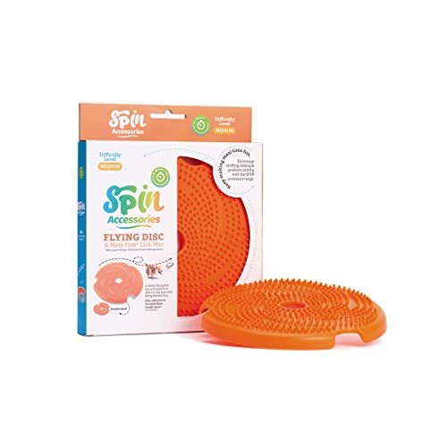  PetDreamHouse Spin Slow Dog Bowl Accessory, Double Sided Lick Mat Insert