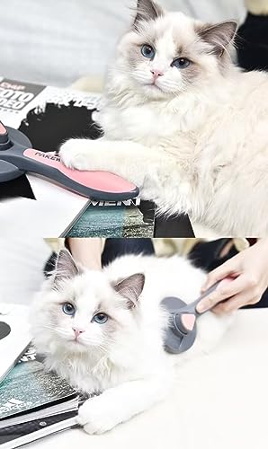  Sticky Brush 2.0 Cat Hair Brush Water Cleaning Brush Cat Cat Water Pet Wet Comb Pet Hair Cleaning Brush Pet Cat Grooming Brush (Cat Brush + Bowl For Pets)