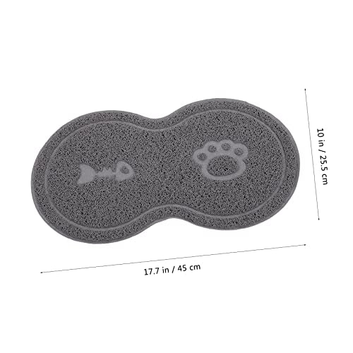 Cat Litter Cat Litter 2 Pcs Washable Water Dog Claw Type Puppy Cat Dish Paws Grinding Animal Mat Cats Anti- Feeding Bowl Non- X Pet Light Skid Cleaning Dogs Anti Pad Food Toy