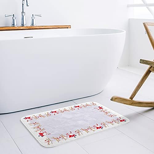  Pet Paw Doormat Non Slip Absorbent Easy Clean Washable Door Mat Area Rug For Bathroom Entryway Living Dining Room Kitchen 18"x 30" - Dog Paw With Words