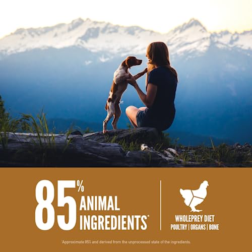  ORIJEN Puppy Dry Dog Food, Grain Free Dry Dog Food For Puppies, Fresh Or Raw Ingredients, 4.5lb
