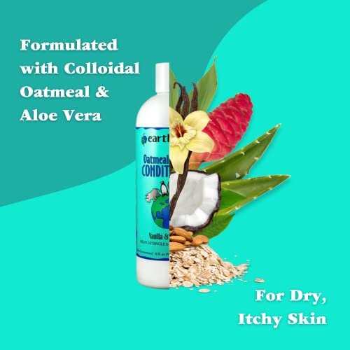  Earthbath Oatmeal & Aloe Conditioner, Vanilla & Almond, 16 Oz – Dog Conditioner For Allergies & Itching, Dry Skin – Made In USA