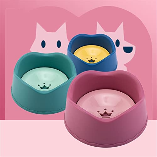  AYENCI Cat Automatic Water, Cat Dog Drink Dispenser Anti-Overflow Pet Non-Wetting Mouth Floating Water Bowl Pet Puppy Drinking Feeder Plastic Water Fountain (Color : Green)