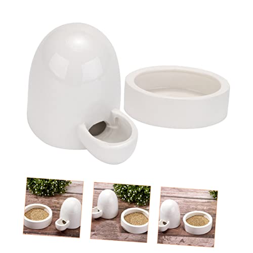  MERRYHAPY 1 Set Rutin Chicken Drinker Containers For Food Pet Feeder Chick Feeder Dog Water Chick Feeding Stand Chicken Water Cups Pigeon Drinker Chicken Food Container Chicken Suppky Manger
