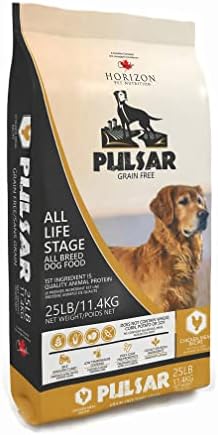  HORIZON PET NUTRITION Pulsar Grain Free, Non GMO, Meat Dense All Life Stage Dry Dog Food, 25 Lb