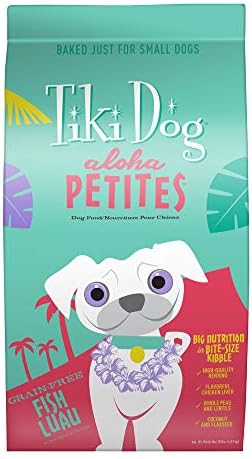  Tiki Dog Born Carnivore For Dogs, Savory Chicken, Peas & Lentils Recipe, Grain Free Baked Kibble For Maximum Nutrition, For Adult Dogs And All Size Breed Dogs, 3.5 Lbs Bag