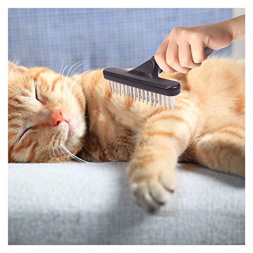  AIRFUL Pet Supplies For Dogs Bed Pet Grooming Brush Shedding And Dematting Undercoat Rake Comb For Dogs And Cats Extra Wide Blue Pet Supplies For Cats Food (Blue, One Size) (Color : Blue)