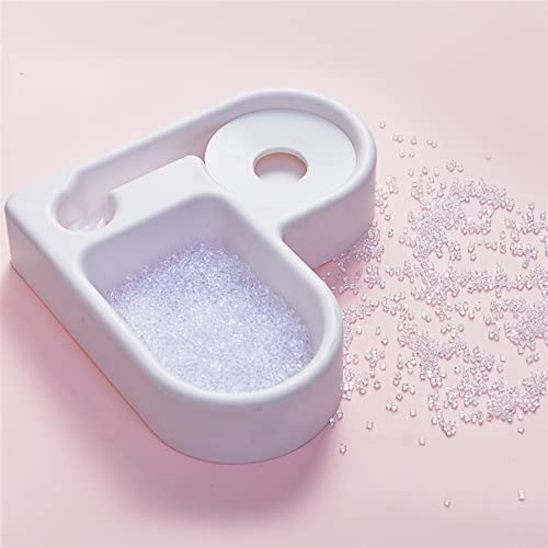  AACARB Cat Water Dispenser, Pet Dog Feeder Bowl Automatic Drinker Love Double Bowls For Small Dogs Cat Wall Corner Food Bowl 500ml Bottle Drinking Supplies