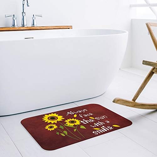  Pet Paw Doormat Non Slip Absorbent Easy Clean Washable Door Mat Area Rug For Bathroom Entryway Living Dining Room Kitchen 18"x 30" - Dog Paw With Words