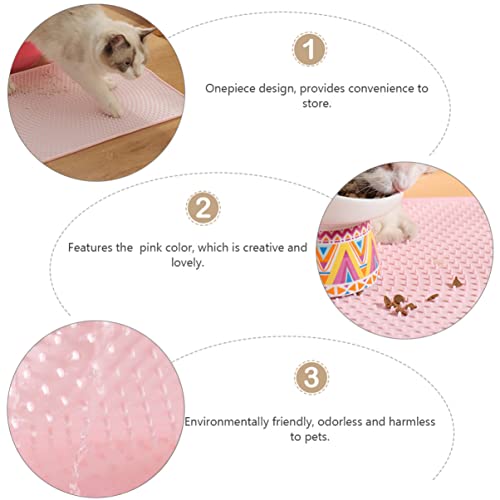  LITTER MAT -PET LITTER MAT: Not An Excellent Mat For Placing Cats And Dogs Bowls, Feeders, And Drinking Fountains, But Also Beautiful Boots/shoe Trays Or Coasters Next To The Cupboard. No Worry