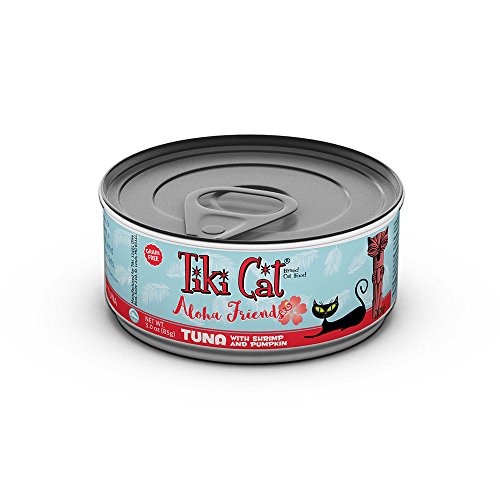  Tiki Pet Foods Cat Aloha Tuna Shrimp Pet Food (12 Pack), 3 Oz