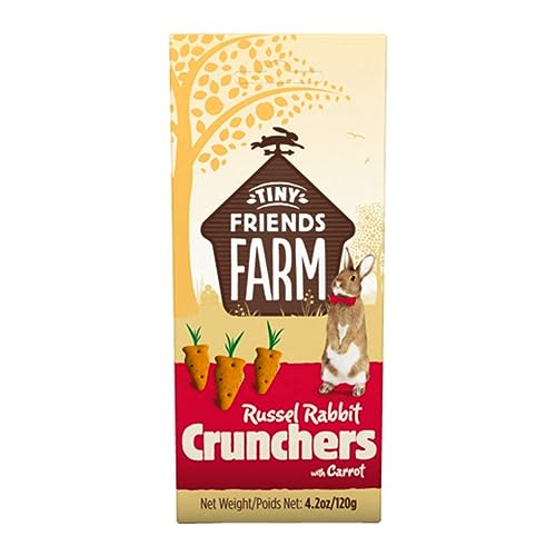  SupremePetfoods 4.2-Ounces Russel Rabbit Carrot Crunchers Treat, 4 Packs (4 Items)