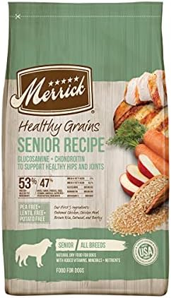  Merrick Healthy Grains Dry Dog Food Senior Recipe - 25 Lb. Bag