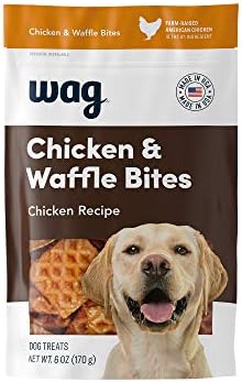  Amazon Brand - Wag Dog Treats Chicken And Waffle Bites 24oz