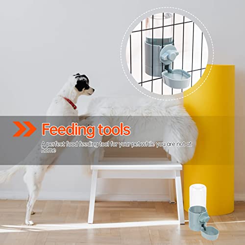  1pc Cat Container Feeding Dog Blue Hedgehog Hamster Rabbit Dispenser Device Parrots Cup Bottle Water Animals Self For Bowl Automatic Easily Bunny Type Clean Parrot Cage Kitten Pet