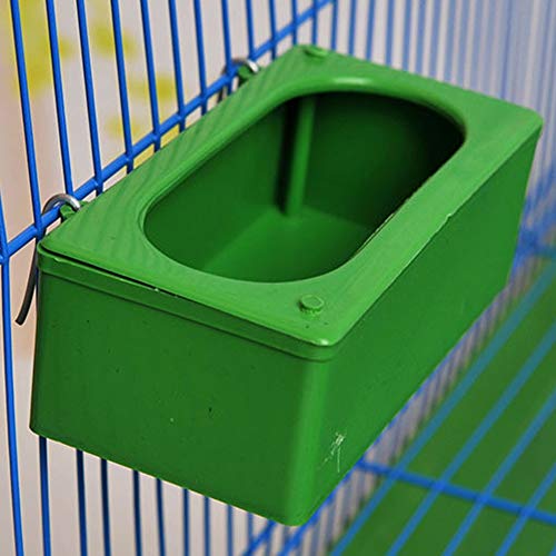  Bird Feeder Bown, Plastic Hanging Food Water Feeding Dish Bowl For Small Animals Like Dog Cat Bird Rabbit Chickens CHAOCHAO (Size : Large)