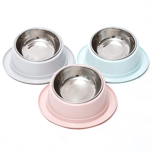  FUUIE Bowls For Food And Water Oblique Mouth 15° Healthy Eating Non-Slip Food Bowl (Color : Pink)