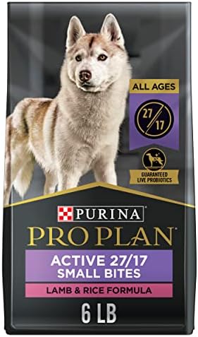  Purina Pro Plan High Protein, Small Bites Dog Food, SPORT 27/17 Lamb & Rice Formula - 18 Lb. Bag