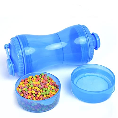  AACARB Cat Water Dispenser, Dog Feeders Large Water Bottle Feeder Dogs Bowl Dispenser Animal Waterer Puppy Pet Food Drinking Container (Size : Blue)