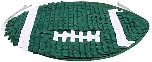  Dog Anti-eat Pad Slow Interaction Smell Pet Sleeper Food Bowl Pet Supplies Large Puppy Pads Pet Training Pads (Green, One Size)