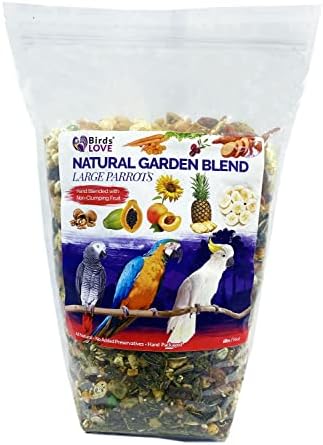  Birds LOVE All Natural Garden Blend Bird Food For Parrots 2lb