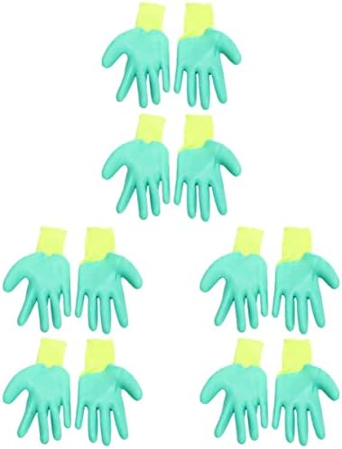  ULTECHNOVO 6pairs Hamster Small Parrot Hand Green Bird Glove: Handling Premium Animal Lover Hedgehog - Bite Pet Thickening Birds Trainning Squirrels Rubber Bite- Proof For - Light