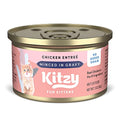  Amazon Brand - Kitzy Wet Cat Food, Chicken Cuts In Gravy, Grain Free (Kitten), 3 Oz (24 Pack)
